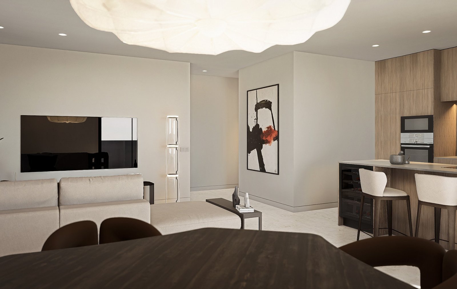 Moderne Luxusapartments mit Infinity-Pool