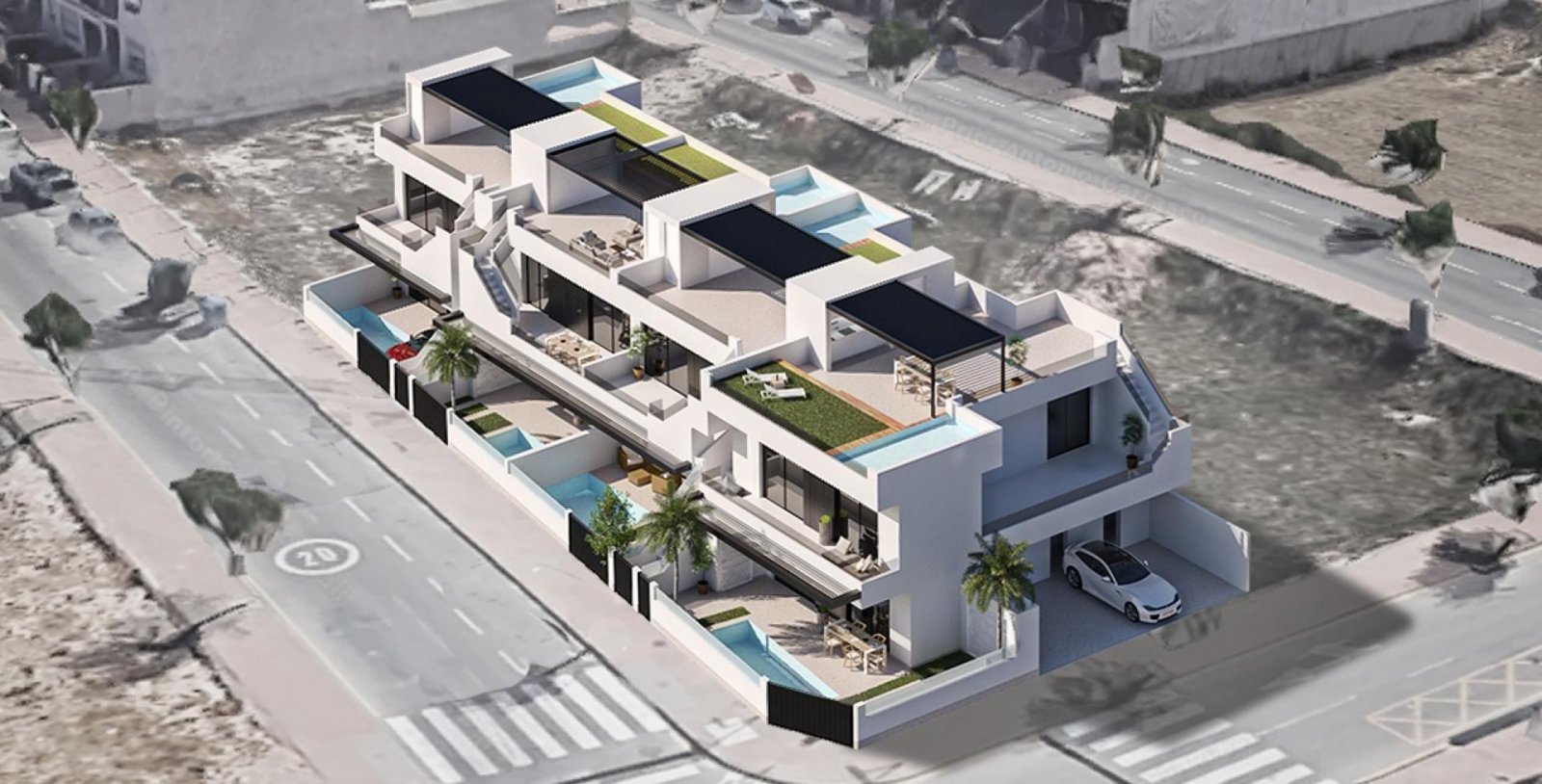 Exklusive Apartments in Strandnähe mit Solarium und Pool