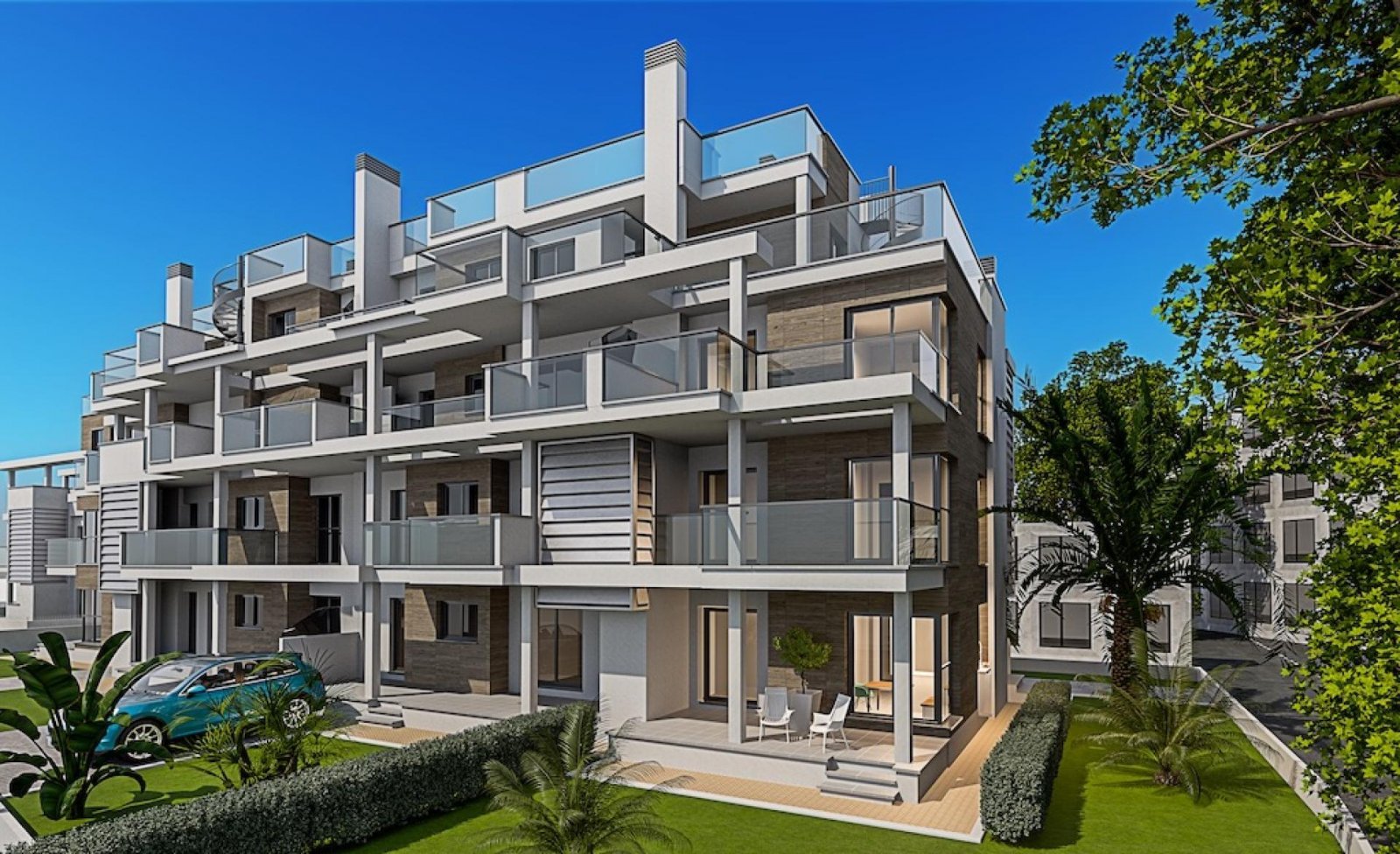 Moderne Apartments nur 100 m vom Strand