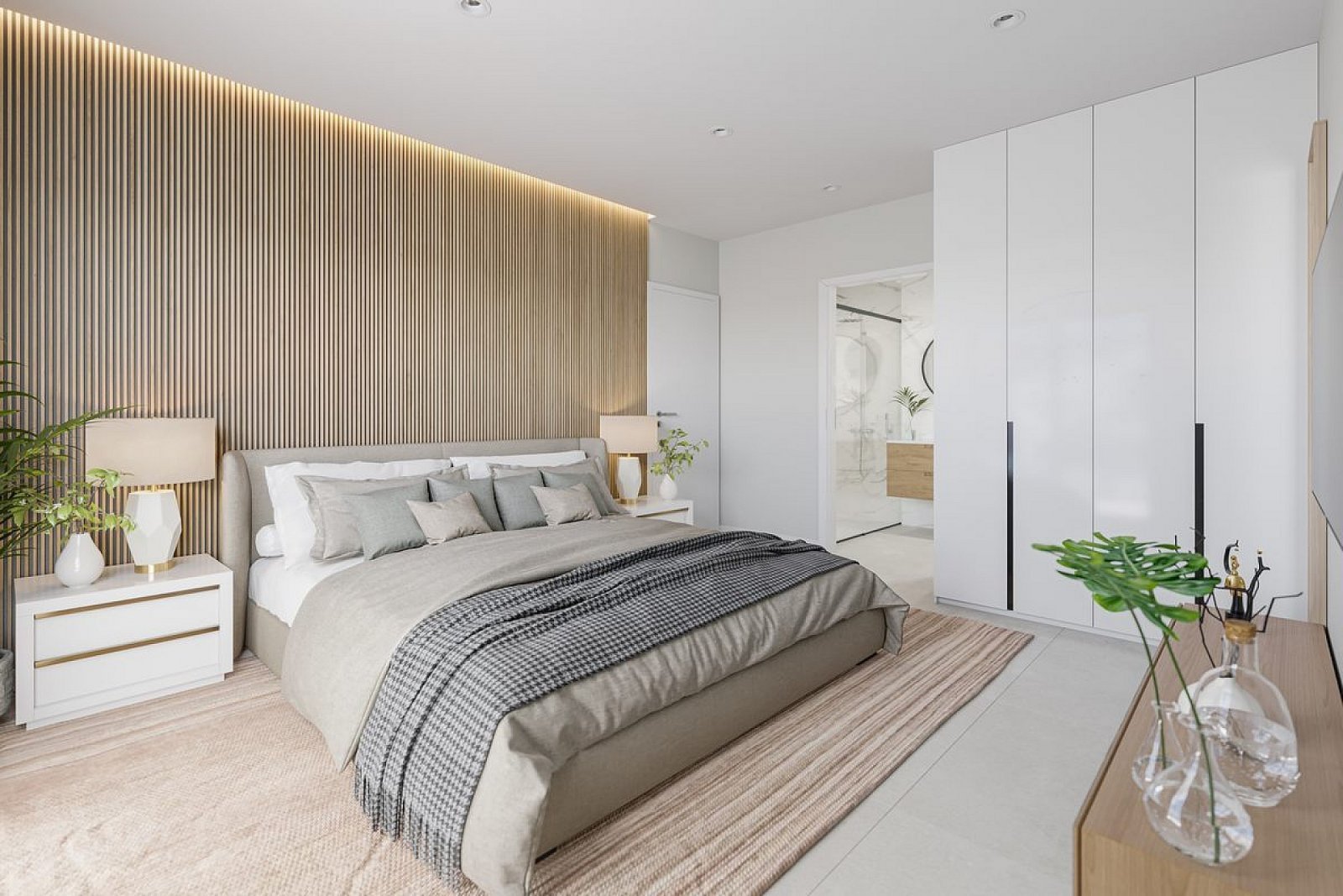 Mediterrane Familienwohnung mit Terrasse und Pool