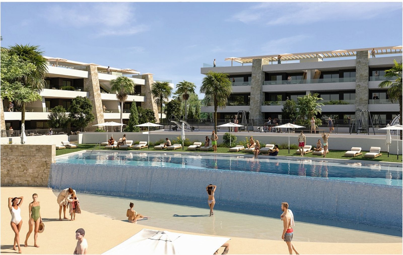 Großzügiges Apartment mit Dachterrasse und Pool