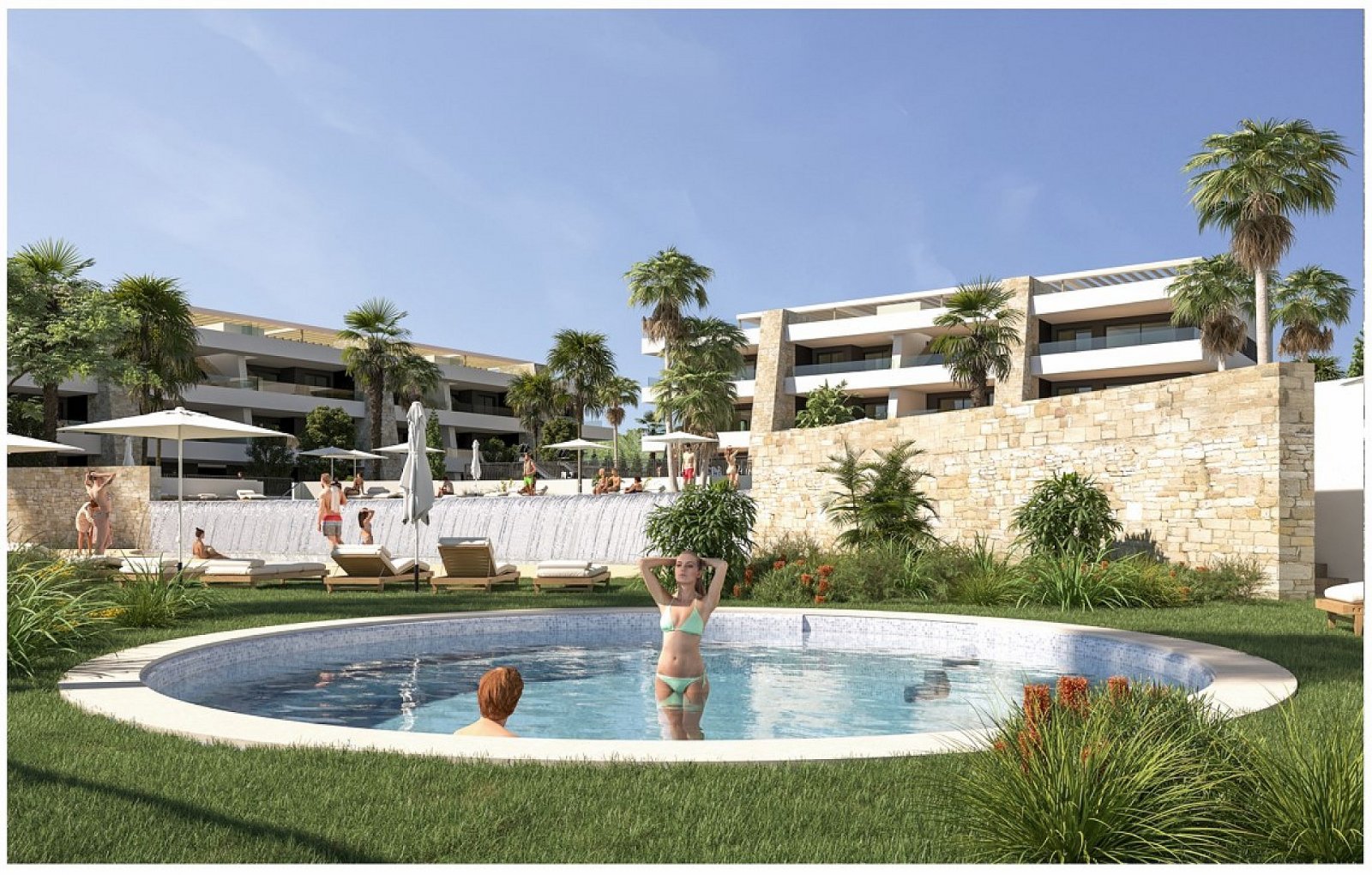 Großzügiges Apartment mit Dachterrasse und Pool