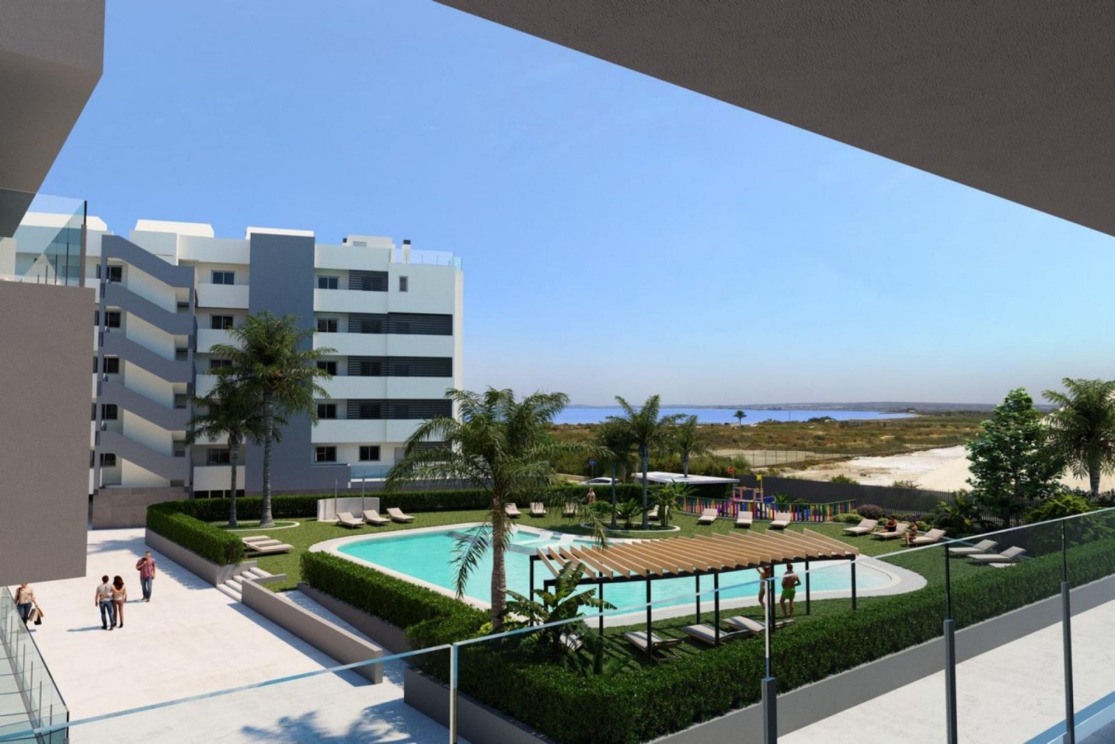 Mediterrane Neubauwohnungen mit Solarium &amp; Pool