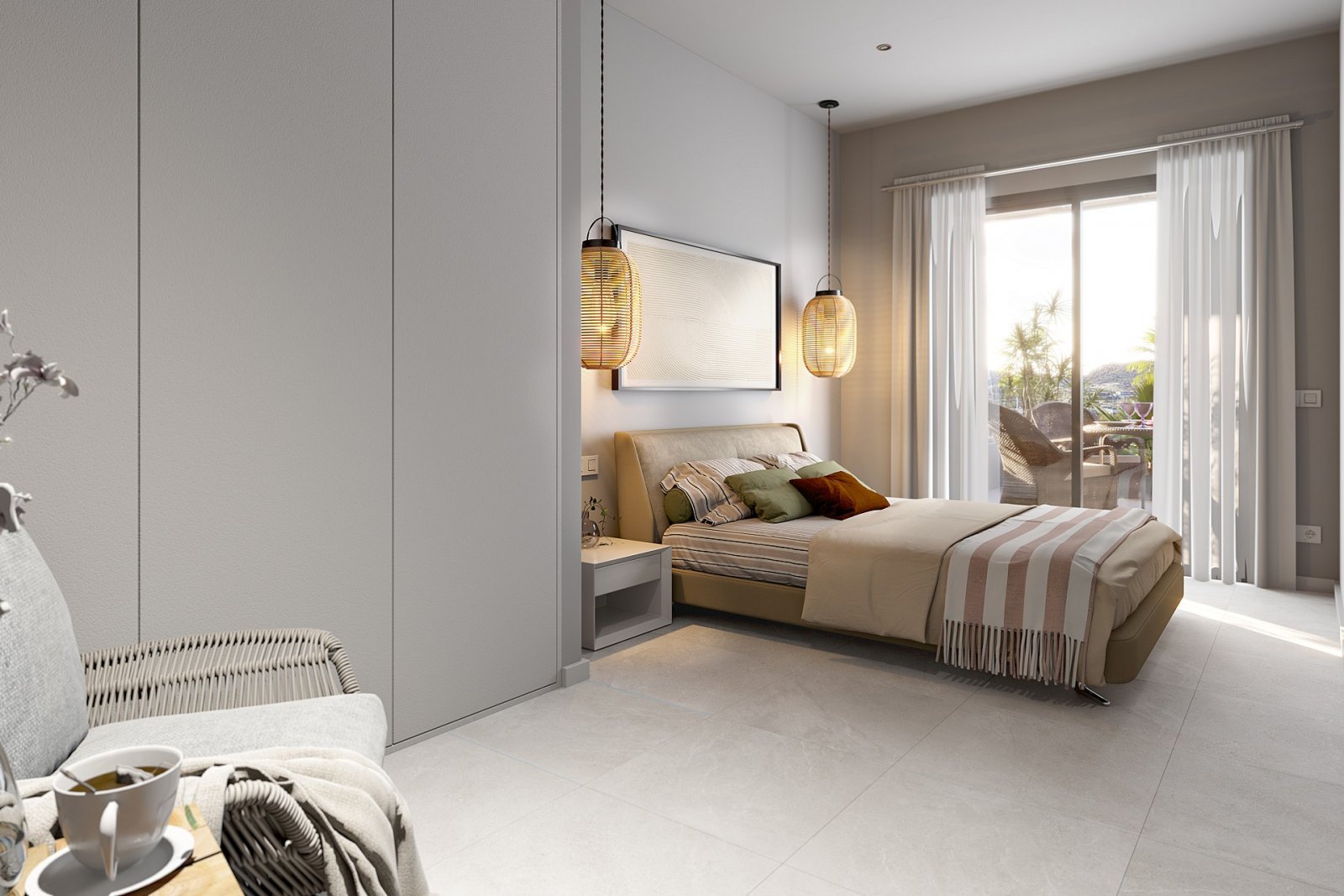 Sonniges Apartment mit Solarium & Weitblick