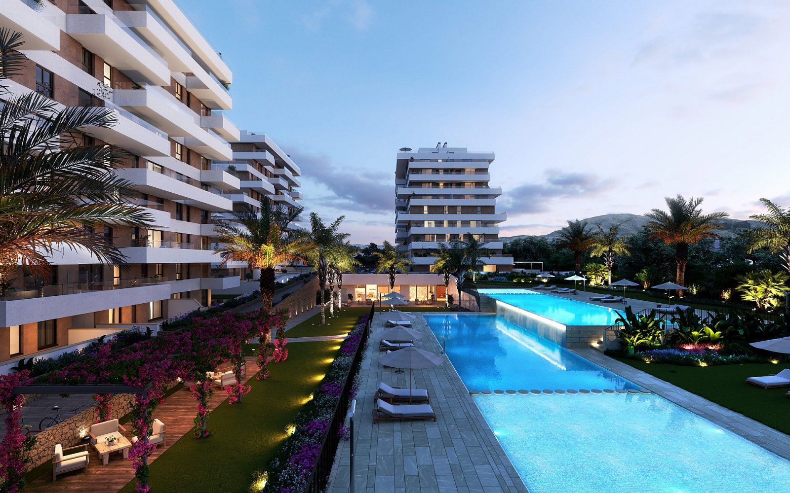 Modernes Apartment mit Pool und Sonnenterrasse