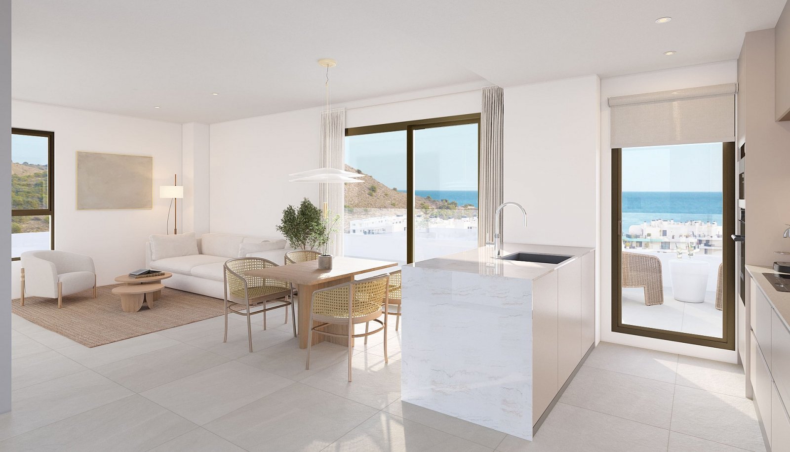 Modernes Apartment mit Pool und Sonnenterrasse