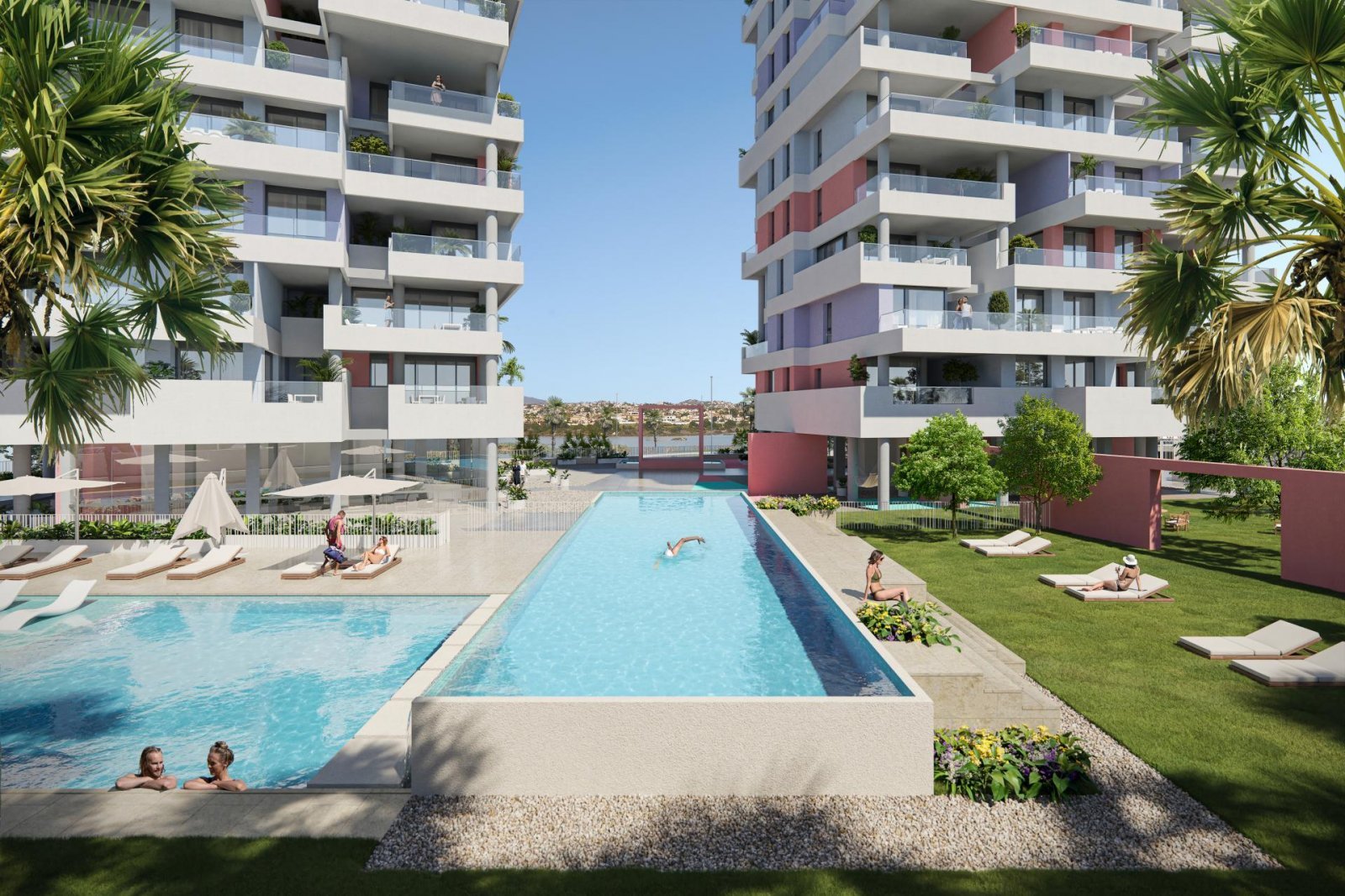 Hochwertige Wohnung mit Terrasse am Strand