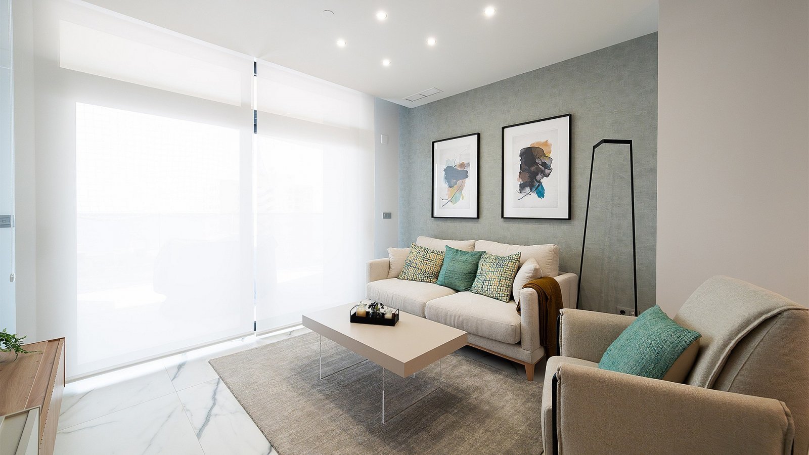 Moderne Traumwohnung mit großer Terrasse, Pool &amp; Meerblick