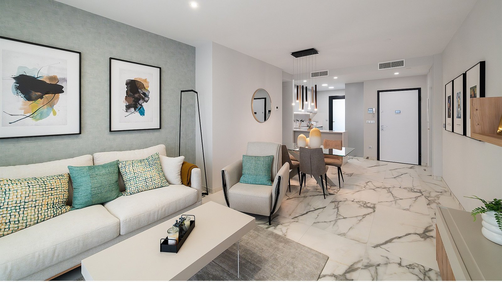Moderne Traumwohnung mit großer Terrasse, Pool &amp; Meerblick