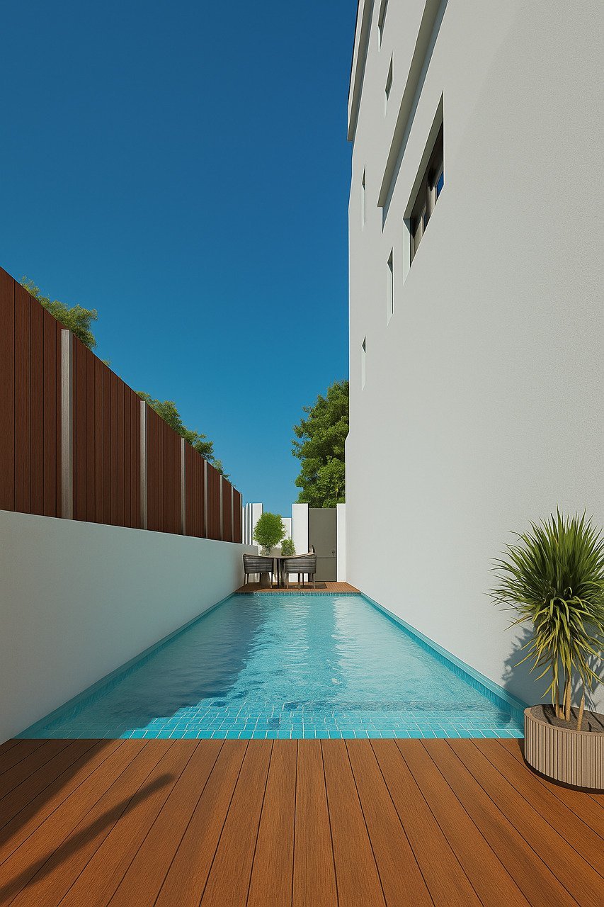 Strandpenthouse 50 Meter vom Strand entfernt mit Flamingos