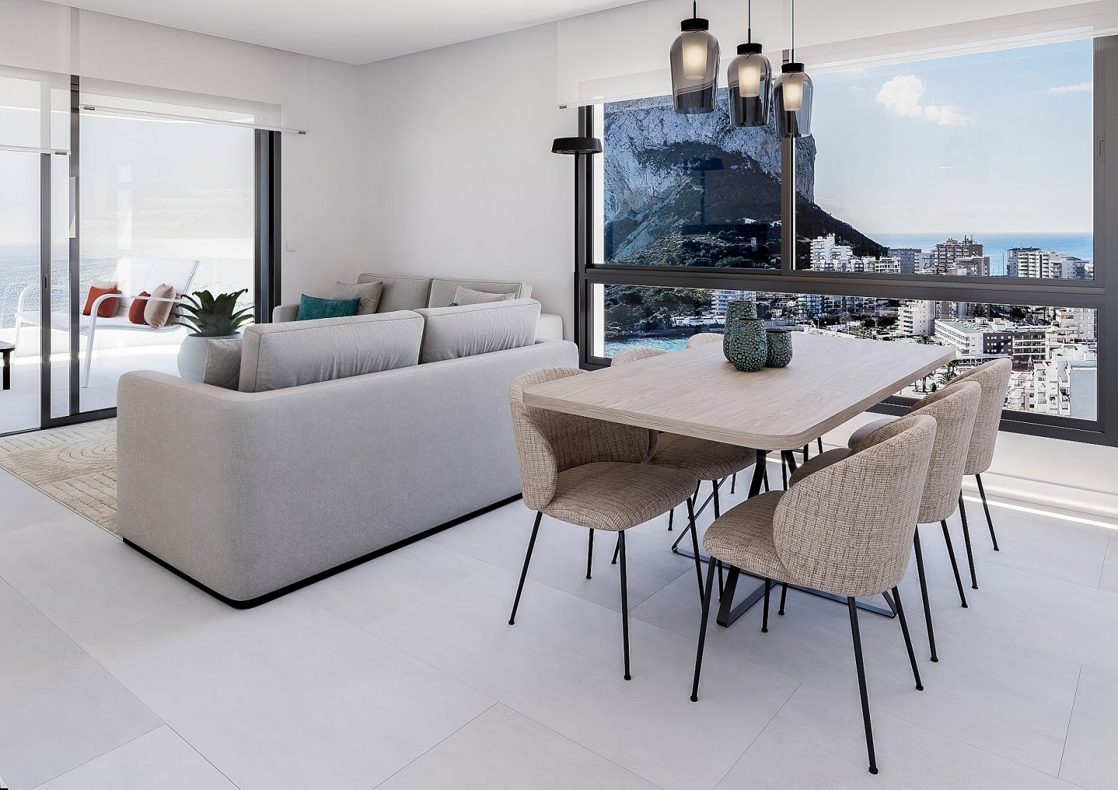 Luxuswohnung am Meer mit Terrasse und Infinity-Pool