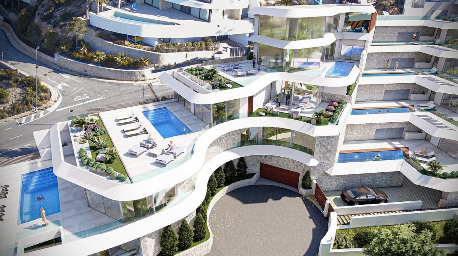 Elegante Apartments mit exklusivem Ambiente und Meerblick