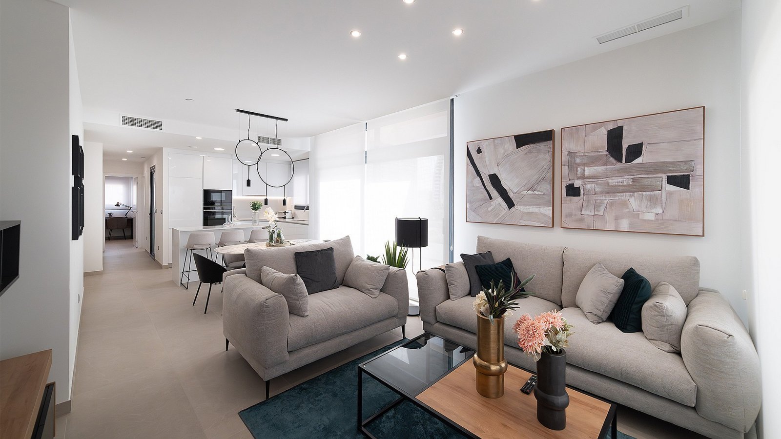 Exklusives 3-Schlafzimmer-Apartment mit Terrasse &amp; Meerblick - 50 m zum Strand