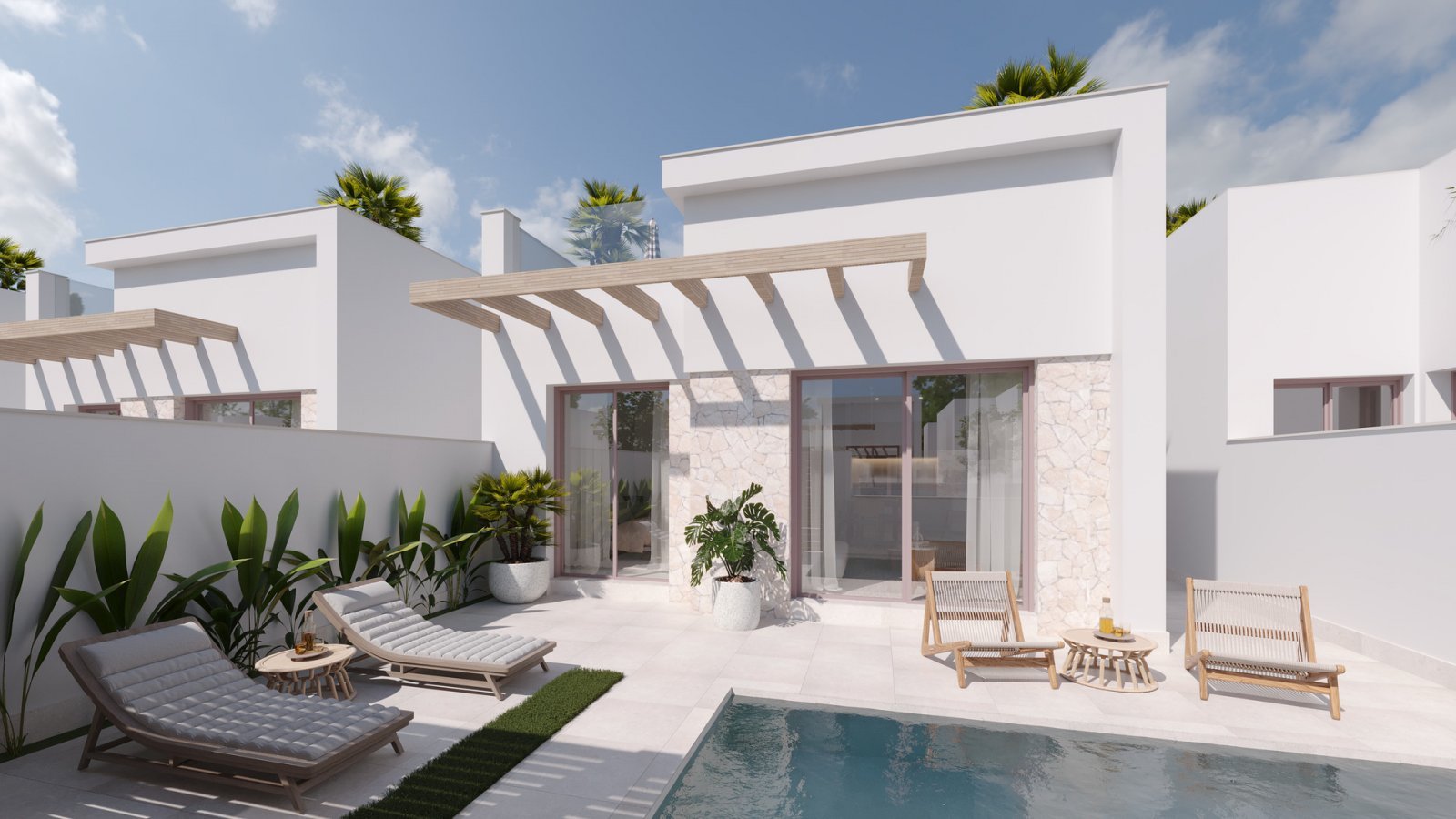 Ebenerdiges Schönes Haus mit Pool