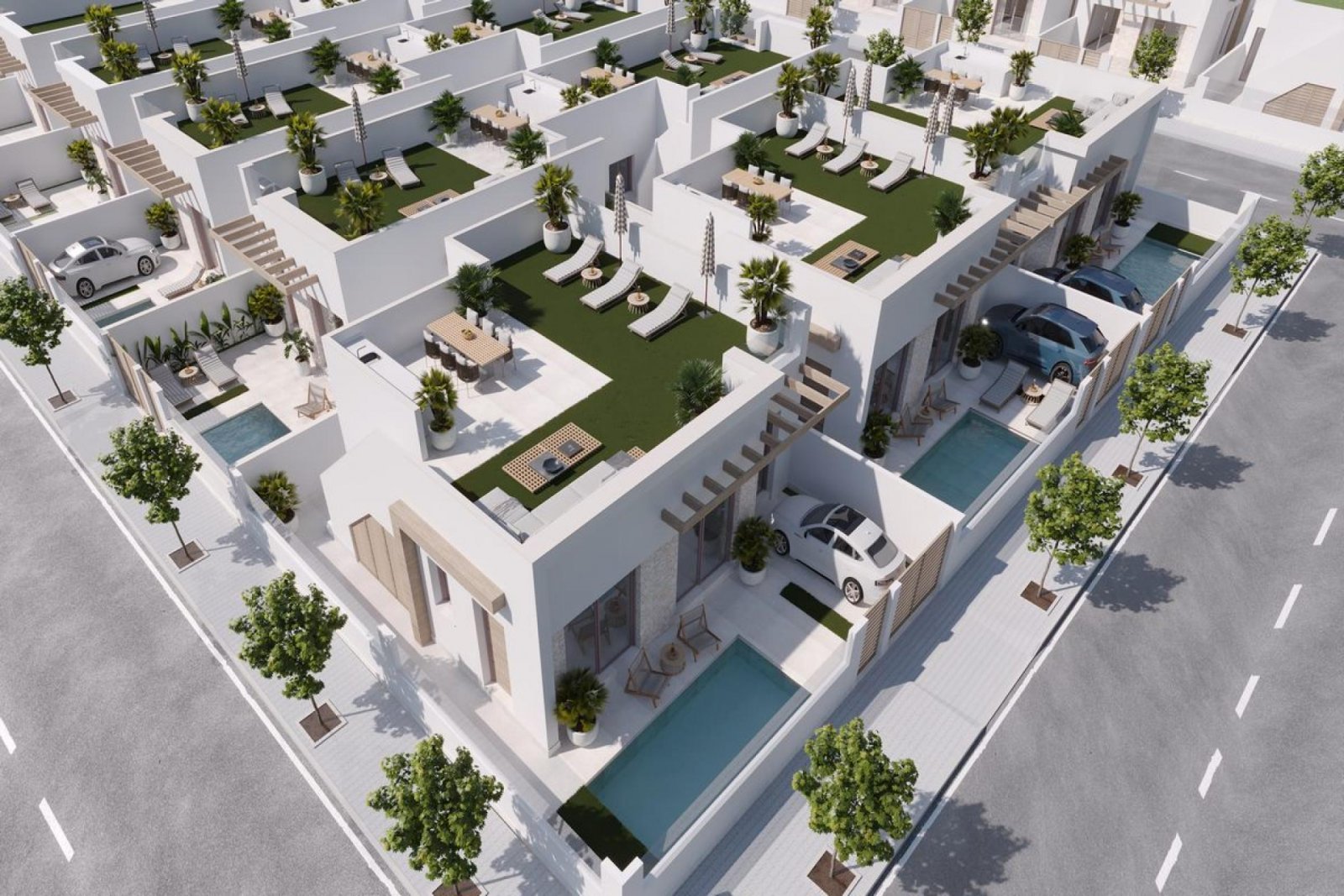 Moderne Villa mit privatem Pool und eigenem Grundstück