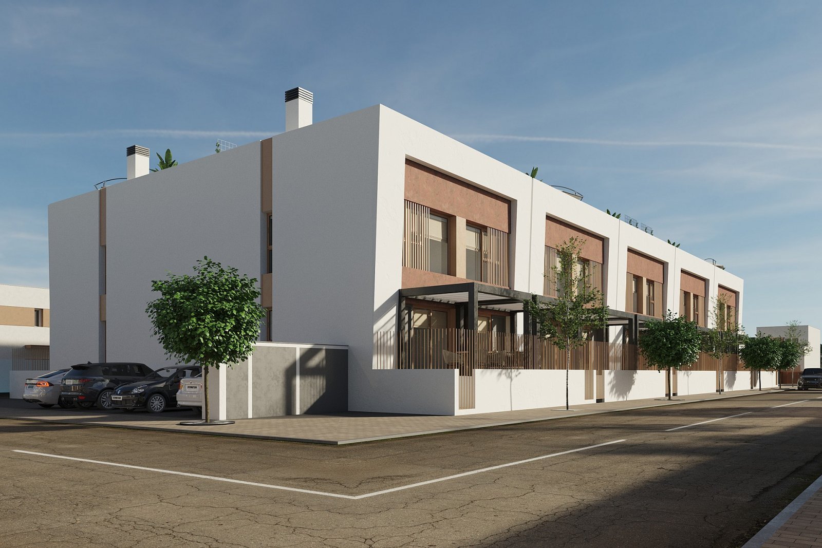 Dolores: Modernes Zuhause mit Pool und Parkplatz 