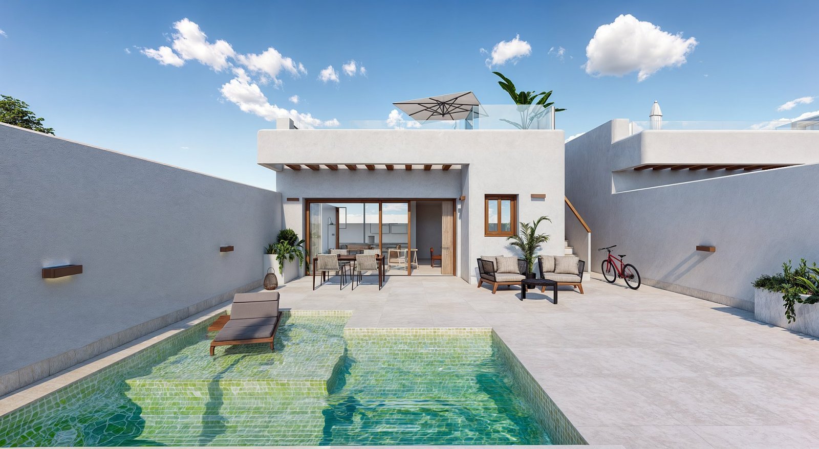 Torre Pacheco: Elegante Villa mit Pool und mediterranem Lifestyle 