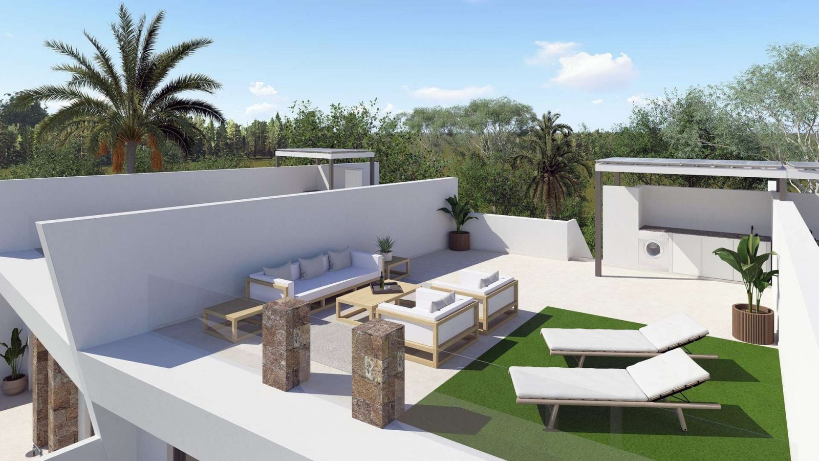 Moderner Bungalow mit Pool