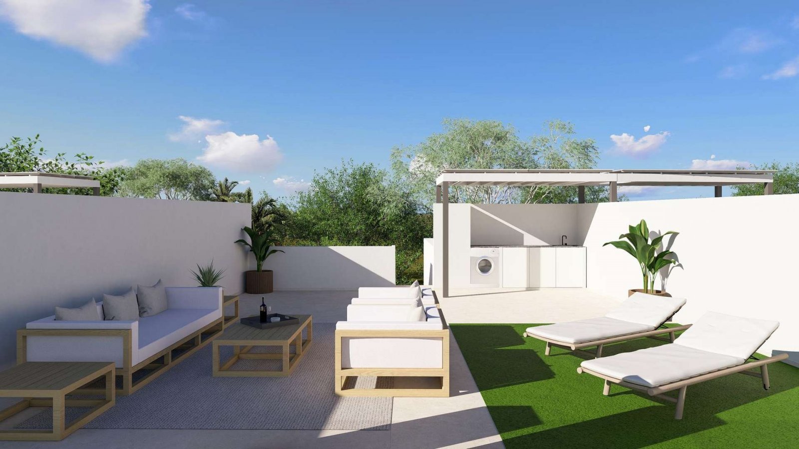 Moderner Bungalow mit Pool