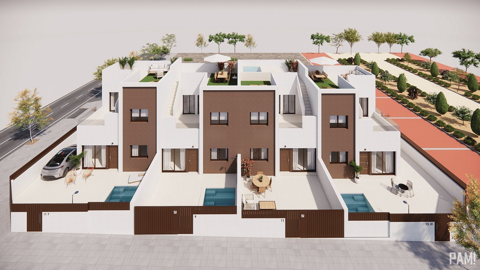 Moderne Reihenvilla in Pilar de la Horadada