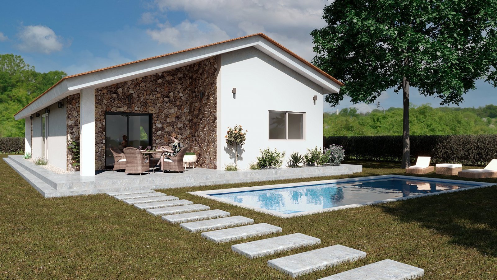 Moratalla: Stilvolle Villa mit Pool und großzügigem Grundstück 