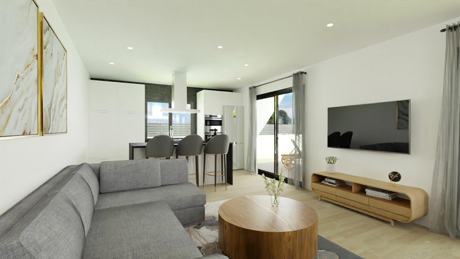 Moderne Villa mit 3 Schlafzimmern, 2 Bädern und optionalem Swimmingpool