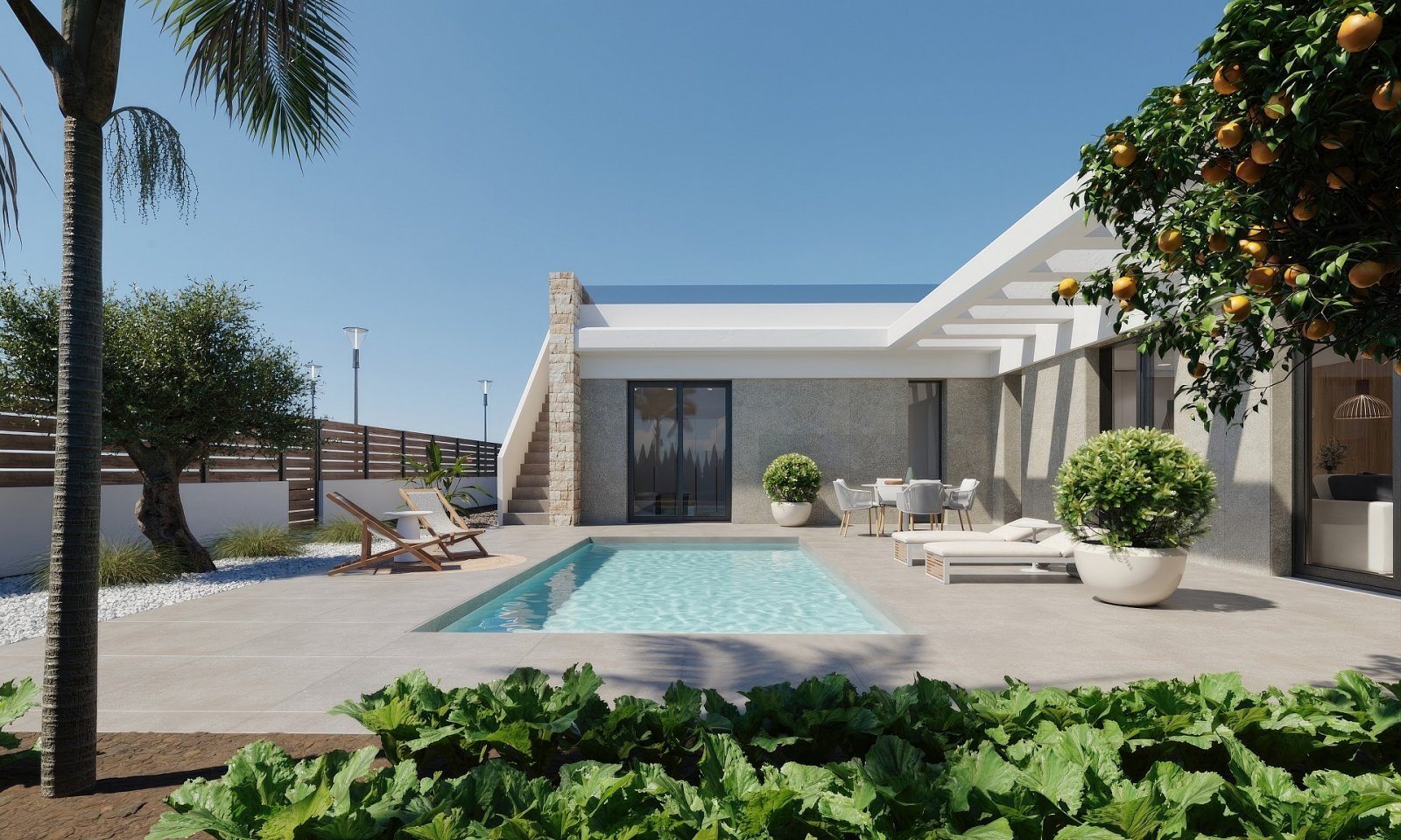 Exklusive 3-Zimmer-Villa mit Privatpool &amp; Solarium