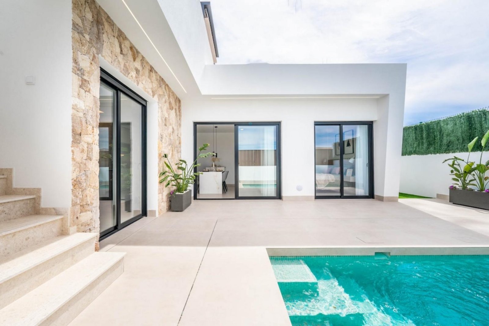Roldán: Luxuriöse Villa mit 3 Schlafzimmern, 2 Bädern, privatem Pool und eigenem Parkplatz 
