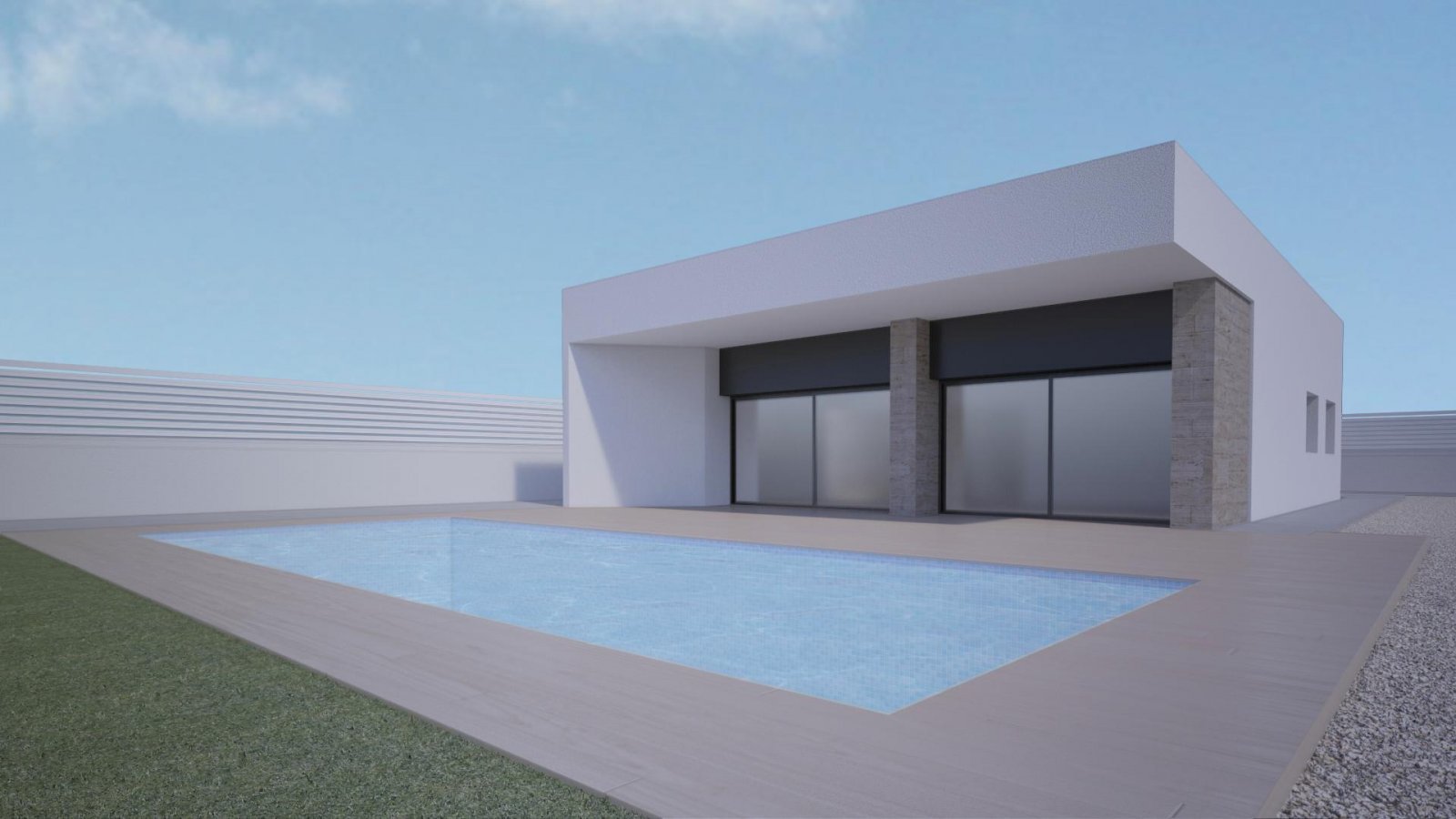 Exklusive Neubauvilla mit Pool und Solarium