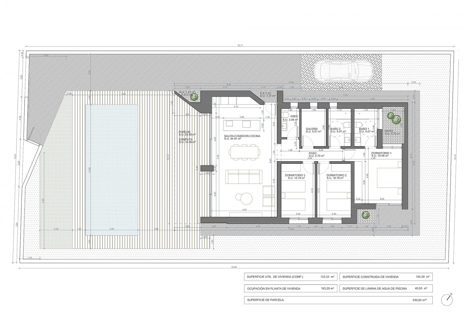 Exklusive Neubauvilla mit Pool und Solarium