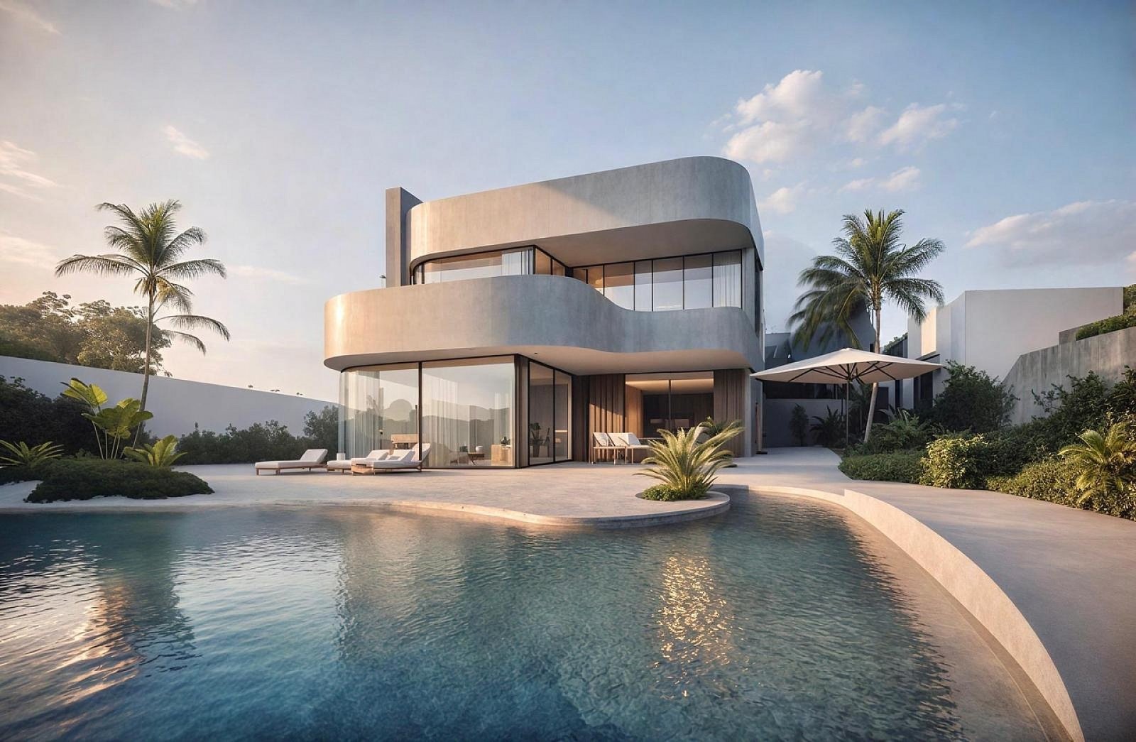 Exklusive Neubau-Villa mit Pool