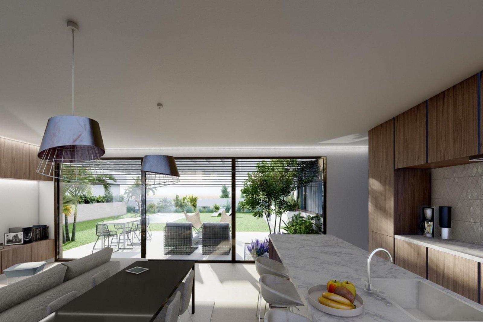 Elegante Designvilla mit Privatpool und Grünblick