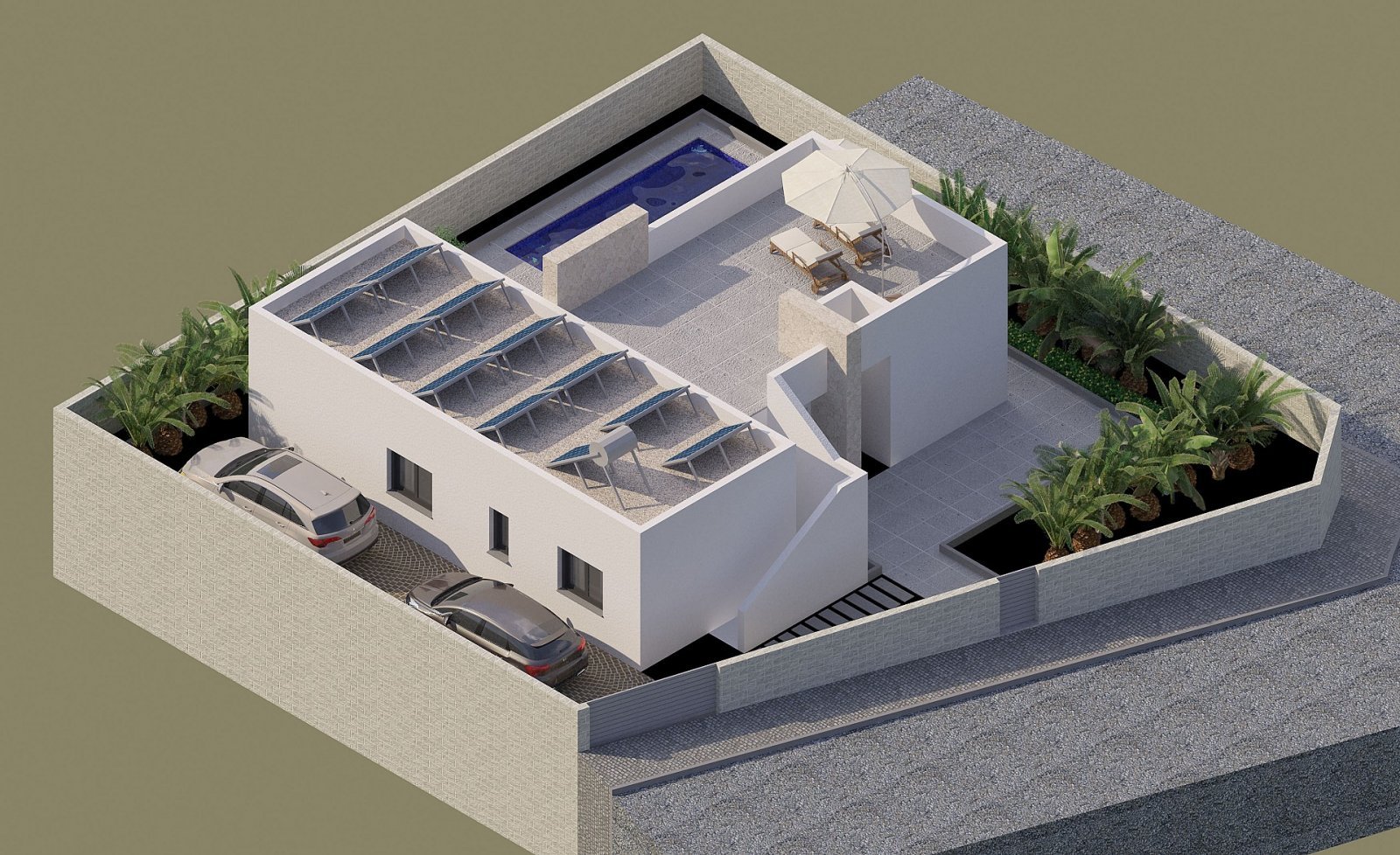 Luxuriöse Villa mit 3 Schlafzimmern und Privatpool