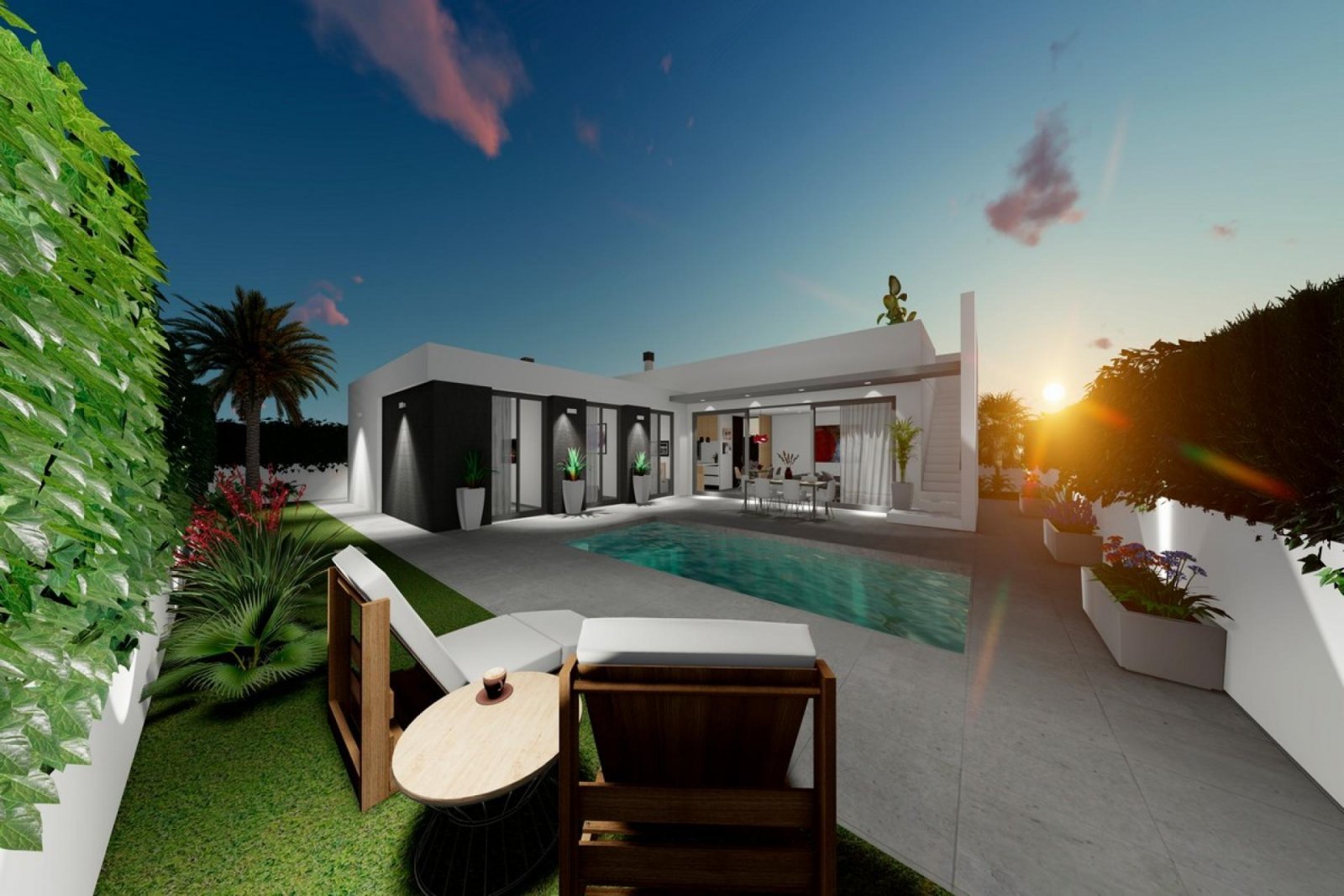 Exklusive 3-Zimmer-Villa mit Privatpool &amp; Strandnähe