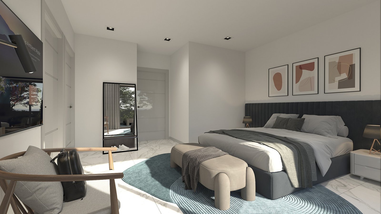 Luxusvilla mit 3 Schlafzimmern, Pool und Parkplatz