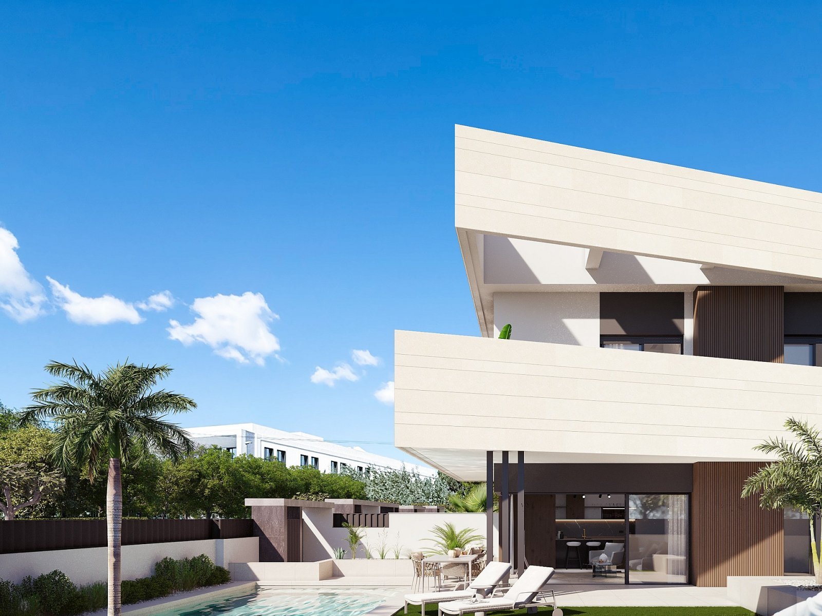 Mediterrane Terrassenvilla mit Swimmingpool