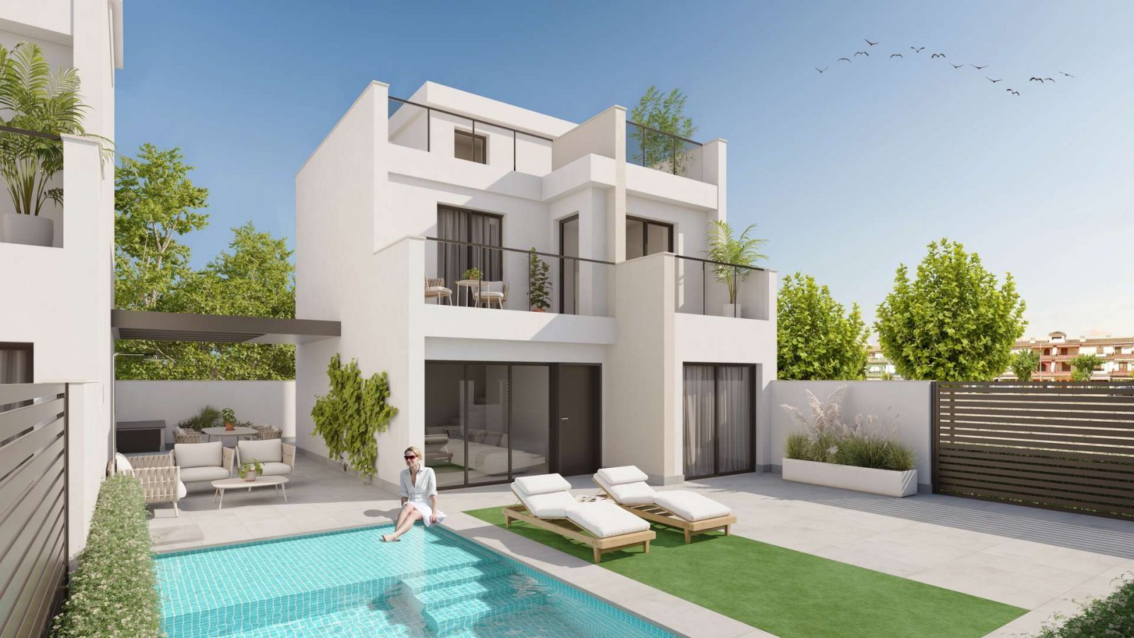 Strandvilla direkt am Meer (50m)