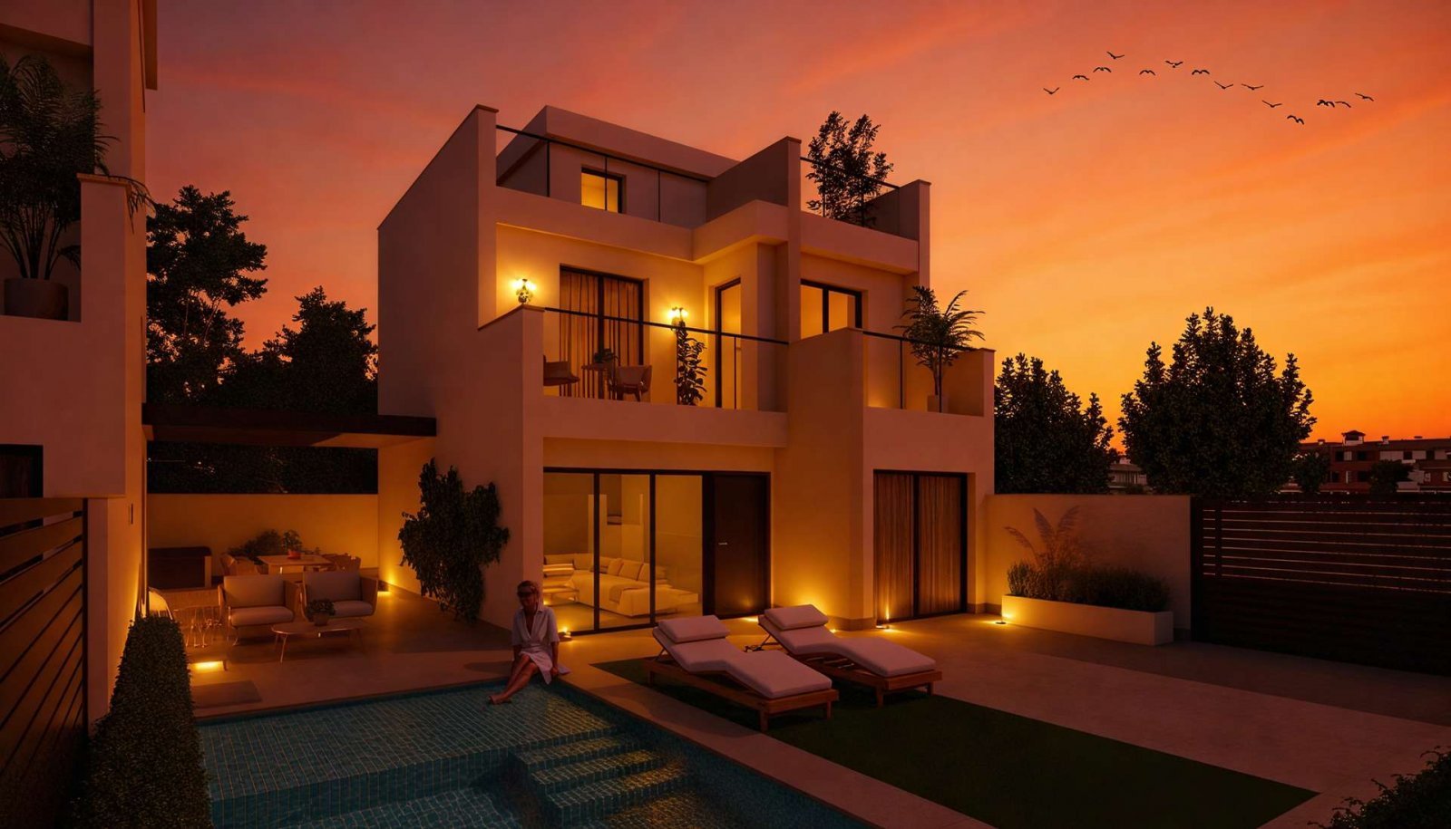 Strandvilla direkt am Meer (50m)