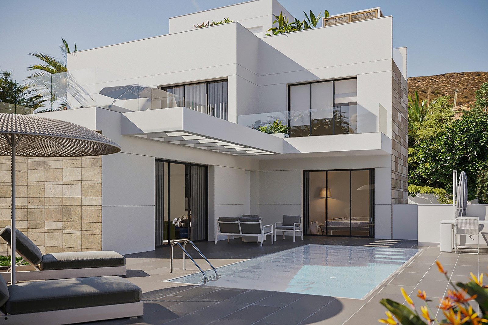 Traumhafte moderne Villa mit Pool und 3 Schlafzimmern