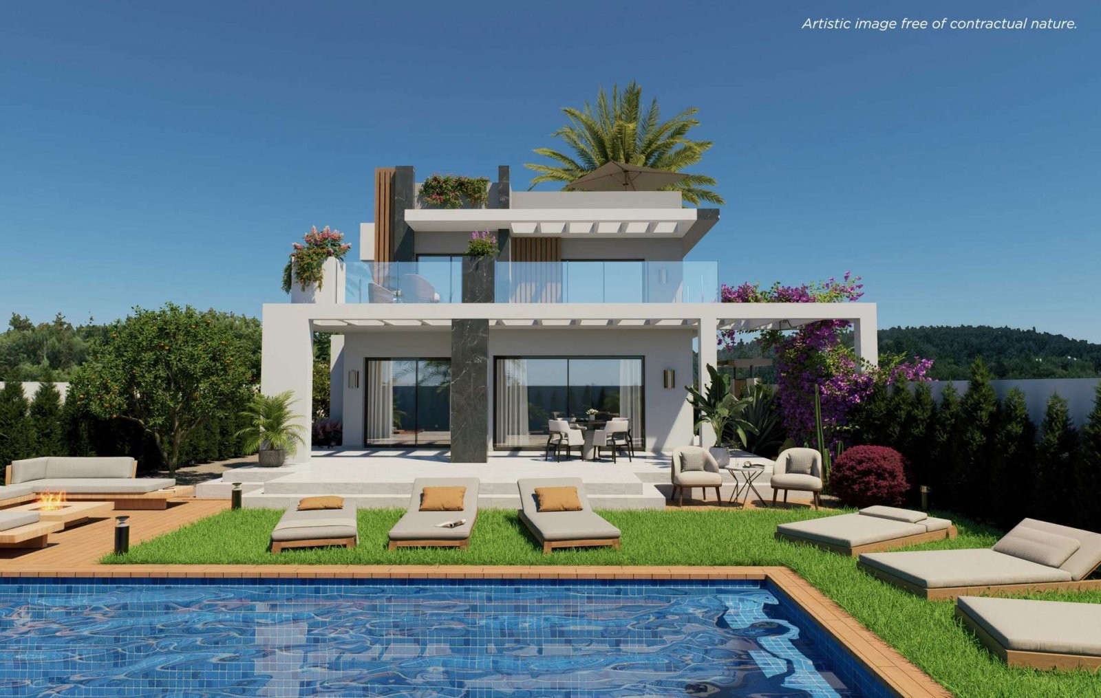 Moderne Villa mit außergewöhnlichem Design