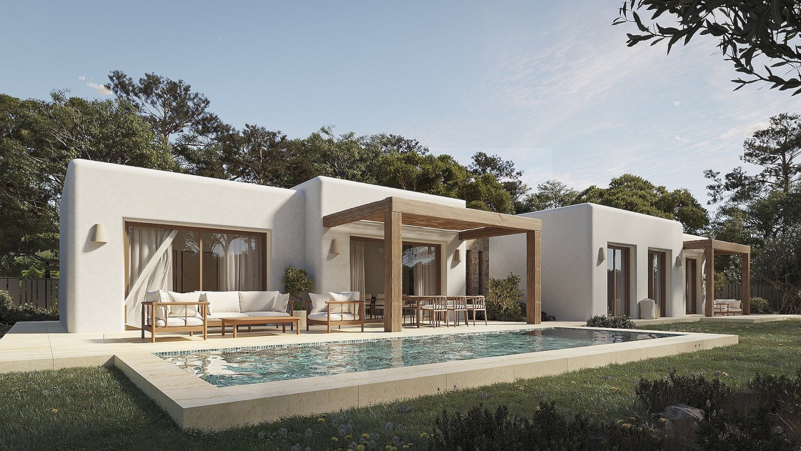 Ibizenkische Villa mit Privatpool &amp; mediterranem Flair
