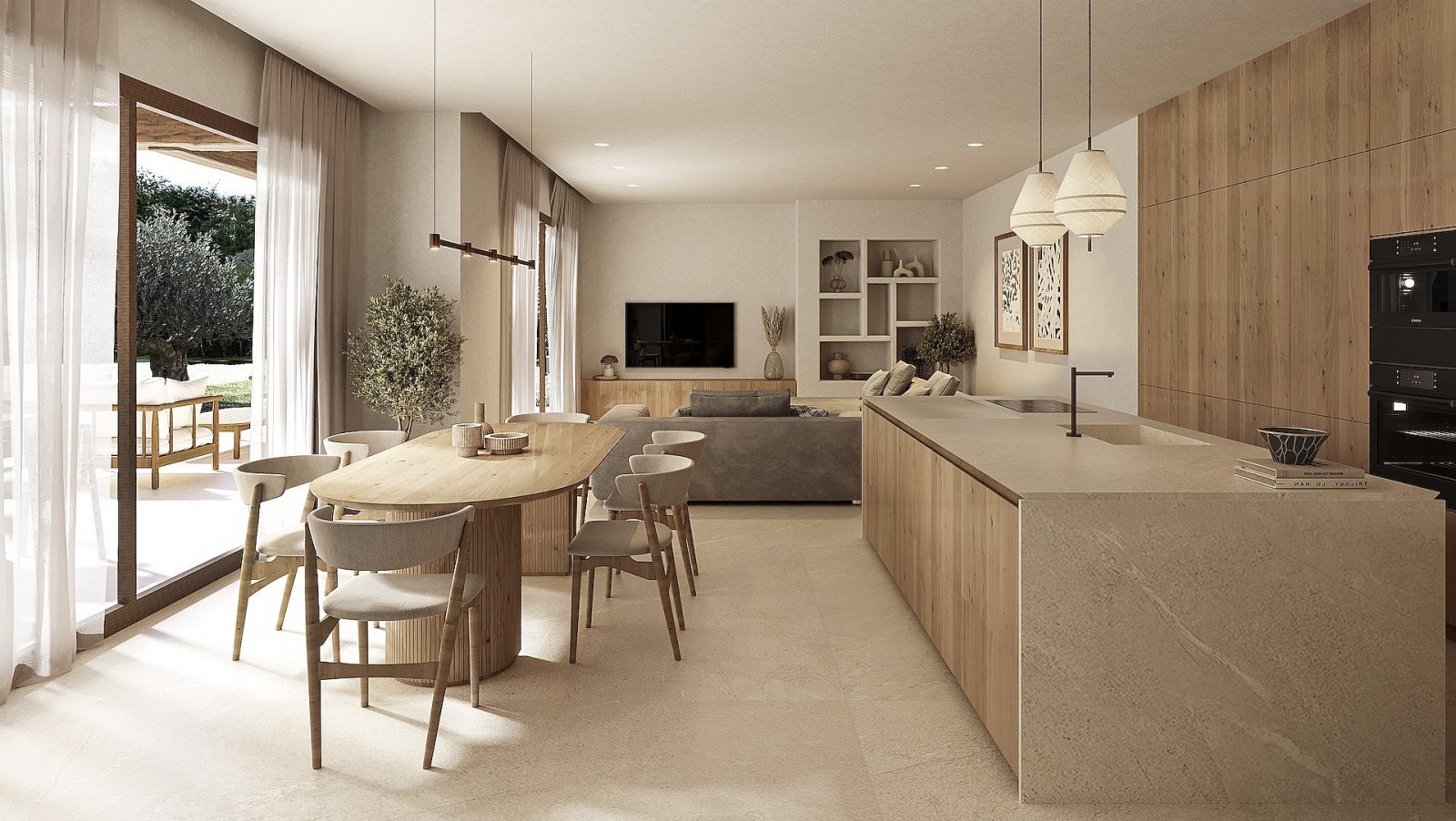 Ibizenkische Villa mit Privatpool &amp; mediterranem Flair