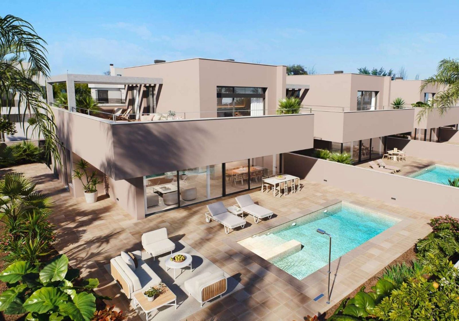 Ultimative Luxusvillen mit Pool und Garage, individuell gestaltet
