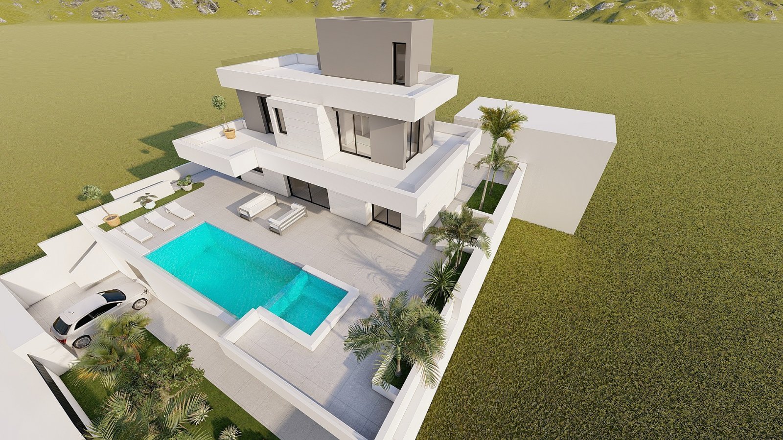 Elegante Luxusvilla mit Privatpool in bester Lage von Campoamor