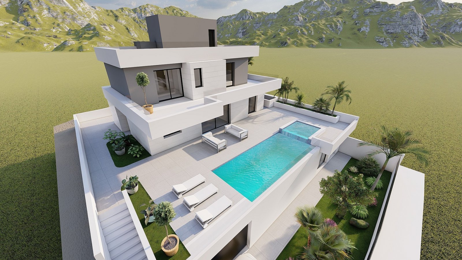 Elegante Luxusvilla mit Privatpool in bester Lage von Campoamor