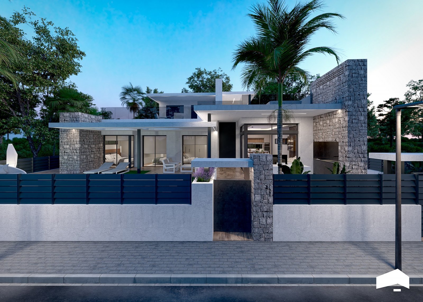 Exklusive Villa mit privatem Pool im Resort