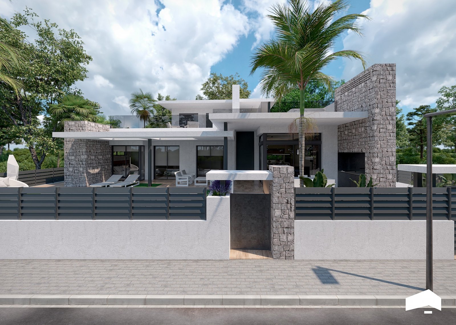 Exklusive Villa mit privatem Pool im Resort