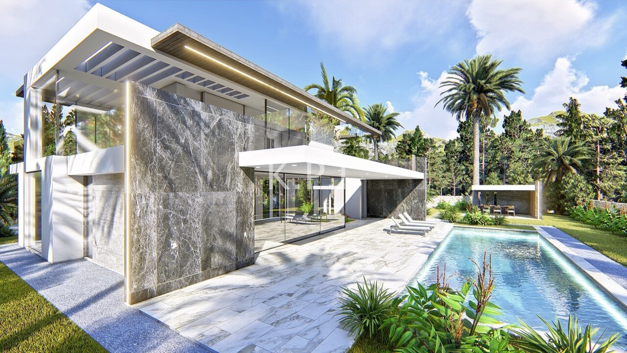 ***Moderne Luxusvilla Rhea nur wenige Gehminuten vom Strand***