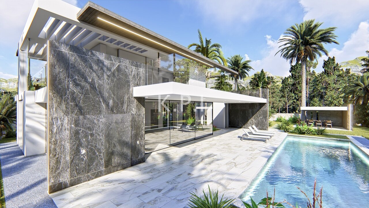 ***Moderne Luxusvilla Rhea nur wenige Gehminuten vom Strand***
