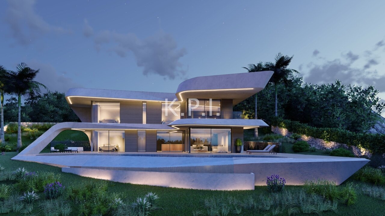 ***Einzigartige Villa Chronos mit Panoramablick auf Berge und Meer***